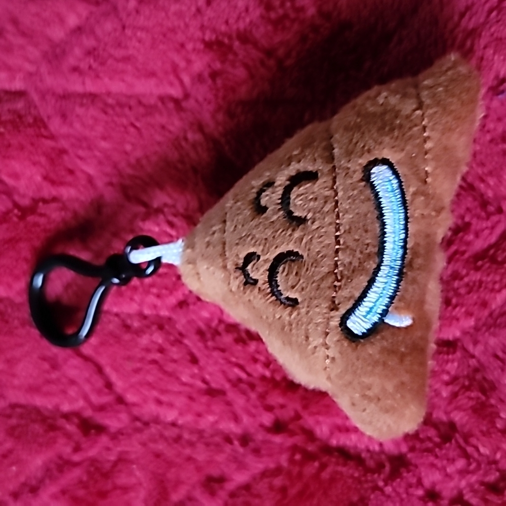 Poop Emoji Keychain